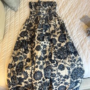 & Other Stories Floral Midi Dress